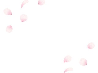 桜舞い散るフレーム