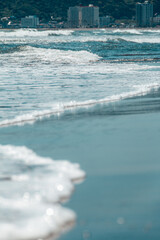 beach, blue water, sea , Japan rural scene 
