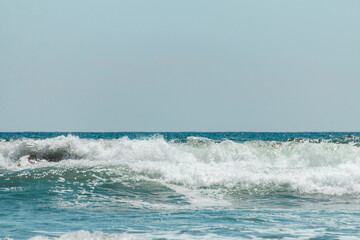beach, blue water, sea , Japan rural scene 