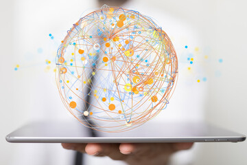  people network structure HR - Human resources management and recruitment