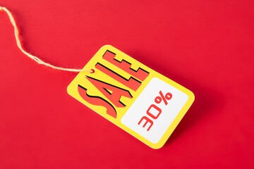 sale promotional discount tag