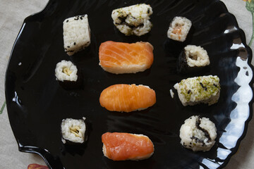 japanese sushi rolls