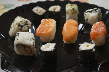 japanese sushi rolls