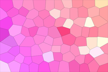 Abstract Pink Shades Modern Mosaic Tiles Material Texture Background