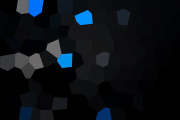 Abstract Modern Grey & Blue Crystals Mosaic Tiles Material Texture Background