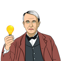 Thomas Alva Edison was an American inventor and businessman who has been described as America's greatest inventor