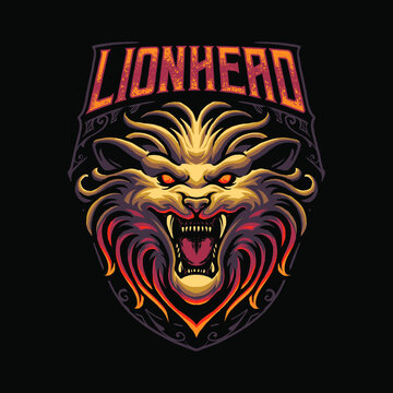 lion head mascot