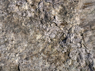 Texture of granite rock with quartz pieces