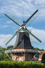 Peldemühle Esens, Ostfriesland, Niedersachsen, Deutschland