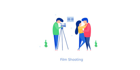 Film Shooting Vector 