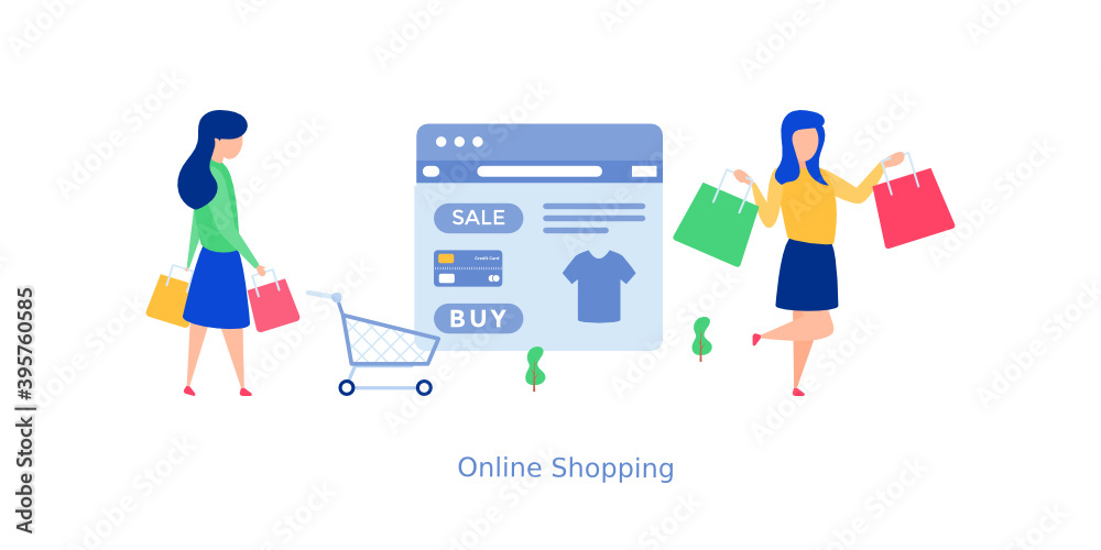 Poster Online shopping Website 