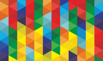 Colorful  abstract geometric background. triangular abstract cool low poly background design vector template .