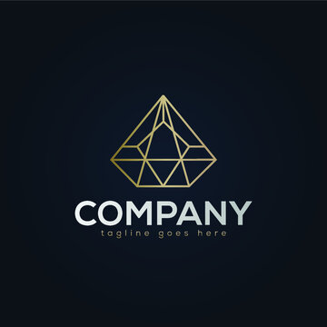 Jewelry Diamond Concept Logo Design