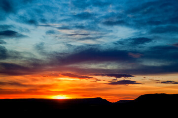 Fototapeta na wymiar Island Sonnenuntergang