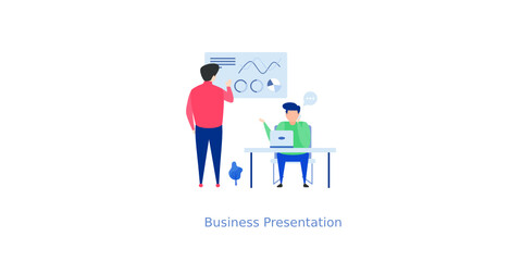 Business Presentation Illustration 