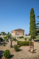 Fototapeta premium The Second Temple of Hera in Paestum, Southern Italy