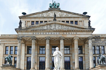 Fototapeta na wymiar Classical building of Concert Hall Berlin in Germany 