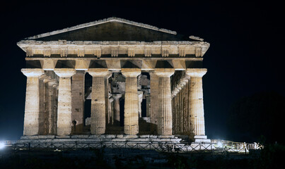 Fototapeta premium The Second Temple of Hera in Paestum, Southern Italy