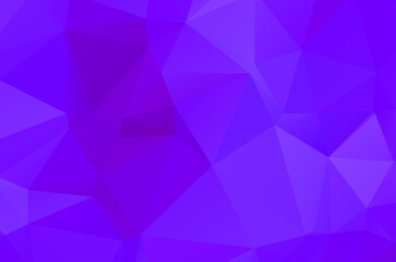 Fototapeta premium Purple vivid vector texture with triangular style. Illustration with set of colorful