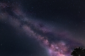 Voie lactée en Provence 