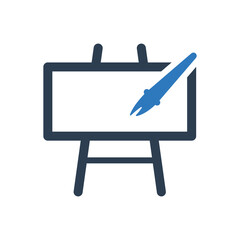 Fototapeta premium creative drawing icon 