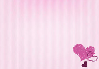 可愛いアートな手書きのハートマークのアイコンイラスト Wall Mural Foolchico