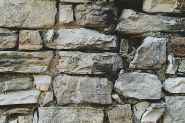 Texture muro di pietra di montagna