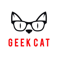Geek logo icon symbol design template