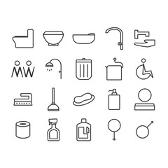 icon set icons symbol illustration vector sign design button kitchen white bottle web internet graphic glass drink pictogram business food coffee