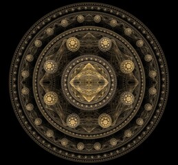 Abstract fractal pattern and shape