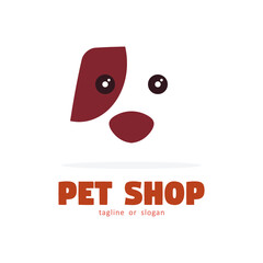 Pet Shop logo icon symbol template design
