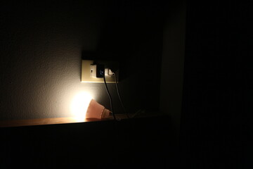 A lamp to illuminate a dark room