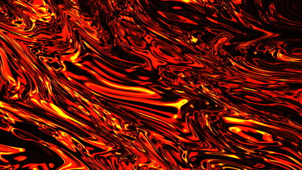 Abstract inferno hot lava magma - obrazy, fototapety, plakaty