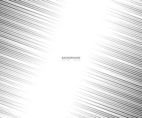 Speed lines Flying particles  pattern, Fight stamp Manga graphic texture, Comic book speed horizontal lines on white background