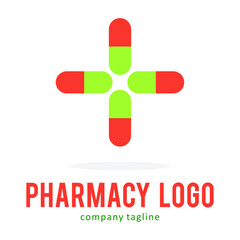 Medical Pharmacy logo icon symbol design template