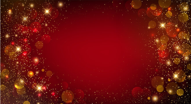 Holiday Abstract shiny color gold design element