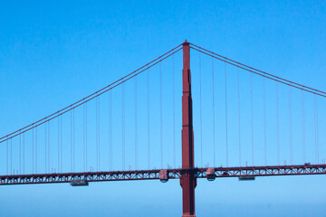 Fototapeta na wymiar Golden Gate Bridge in San Francisco Bay