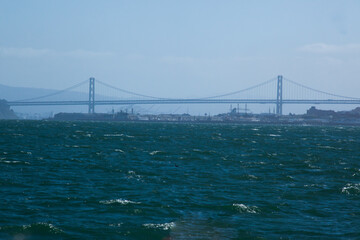 Golden Gate bridge in California