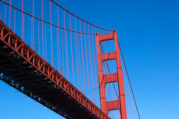 Golden Gate bridge in California