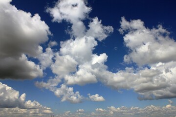 blue sky with clouds