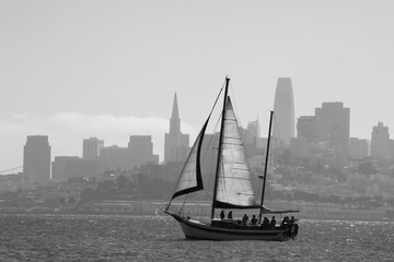 Sailboat in the San Francisco Bay