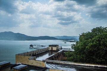 Obraz premium Various views of the City palace, Udaipur