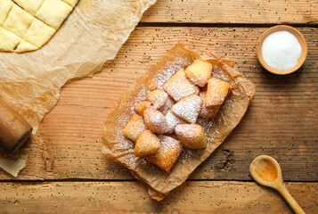 Portion Mutzen Schmalzkuchen Fettgeb&auml;ck Schmalzgeb&auml;ck selber machen 