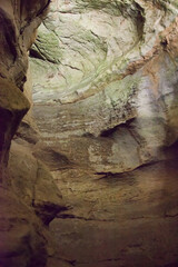 Abstraction in an underground cave