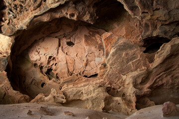 inside the cave