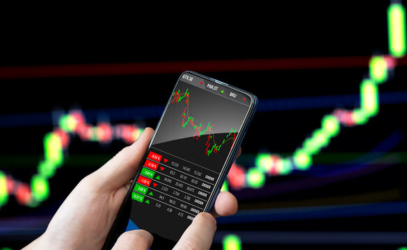 Illustration sur le trading et les actions en bourse