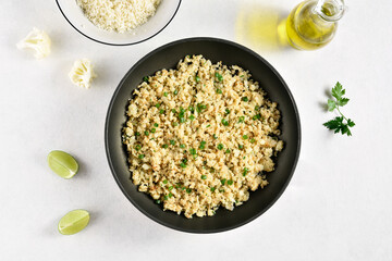 Roasted cauliflower rice