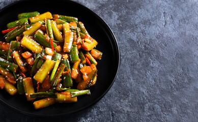 Korean style cucumber kimchi