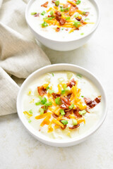 Potato creamy soup