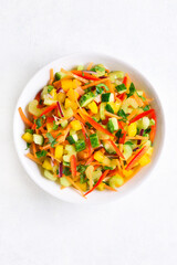 Healthy vegetable salad